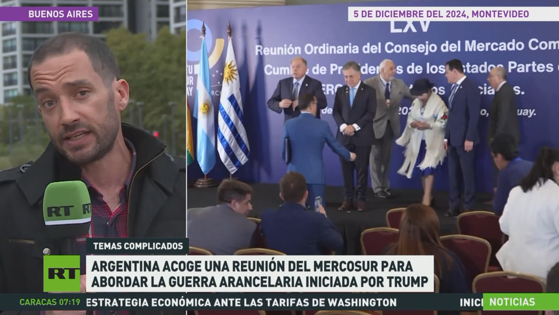 Argentina acoge una reunión del Mercosur para abordar la guerra arancelaria de Trump