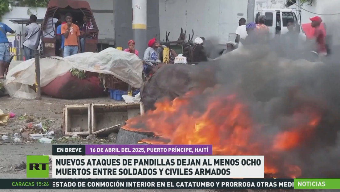 Nuevos ataques de pandillas en Haití dejan al menos 8 muertos entre soldados y civiles armados