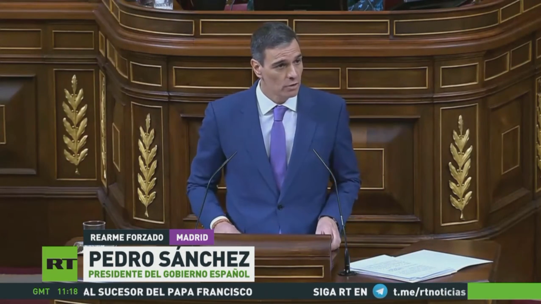Sánchez defiende el aumento del gasto militar mientras la población exige más inversión social