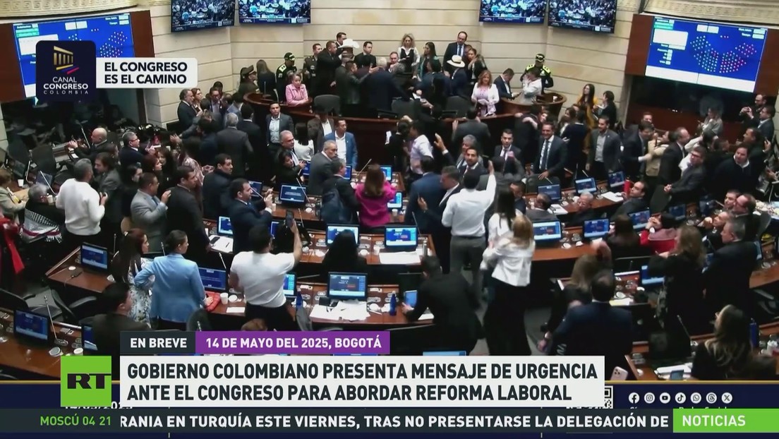 Gobierno colombiano presenta mensaje de urgencia ante el Congreso para abordar reforma laboral