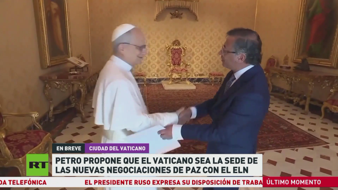 Petro propone que el Vaticano sea la sede de nuevas negociaciones de paz con el ELN