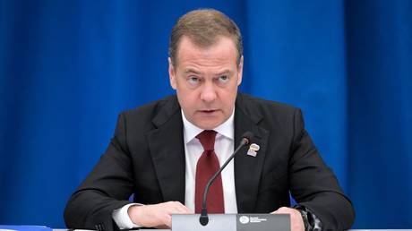 Former Russian President Dmitry Medvedev