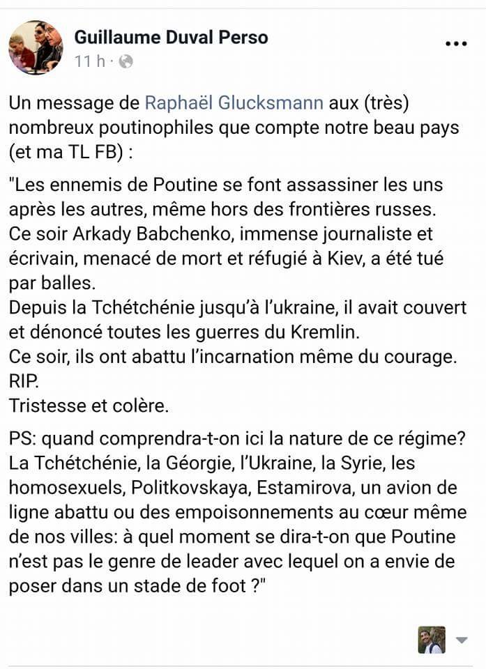 Affaire Babtchenko : BHL, Glucksmann, Duval... ces personnalités rattrapées par la vérité