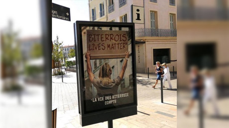 Béziers : une campagne d'affichage détourne le mouvement «Black Lives Matter»