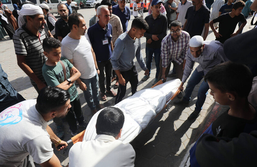 مراسلنا: 15 قتيلا بينهم 11 طفلا وامرأة في غارة إسرائيلية استهدفت مصلى شمال غزة