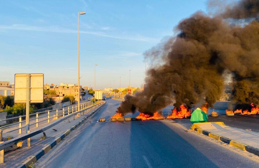 مديرية أمن طرابلس تعلن إعادة فتح الطرق المغلقة (فيديو+صور)