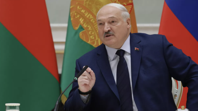 Лукашенко проводит встречу с Белоусовым в Белоруссии